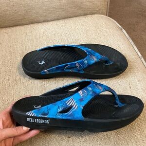 Reel legends ocean blue sandals
